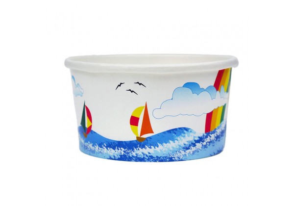 90ml Small Paper Tubs for Ice Cream